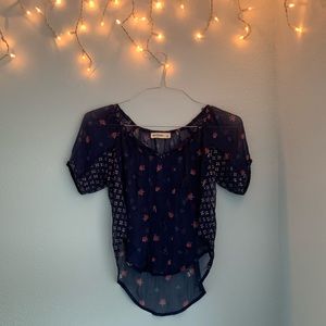 Kids peasant blouse